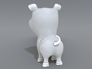 cartoon piggy Modelo de Impressão 3D
