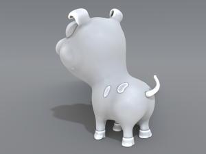 cartoon piggy Modelo de Impressão 3D