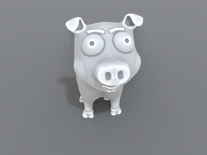 cartoon piggy 3D Print Model