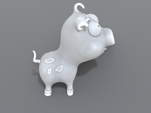 cartoon piggy Modelo de Impressão 3D