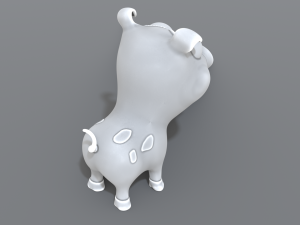 cartoon piggy Modelo de Impressão 3D