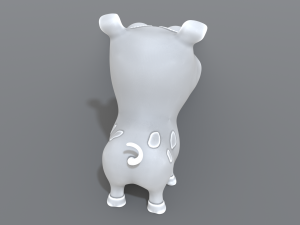 cartoon piggy Modelo de Impressão 3D