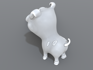 cartoon piggy Modelo de Impressão 3D