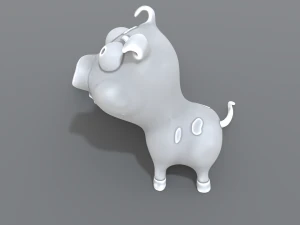 cartoon piggy 3D Print Model