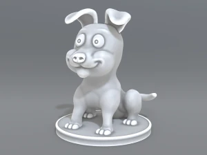 perro de dibujos animados Modelo de impresión 3D