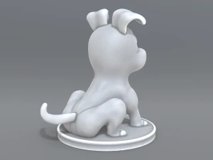 cartoon dog 3D Print Model