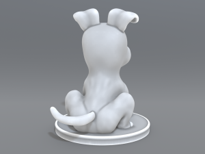 cartoon dog 3D Print Model
