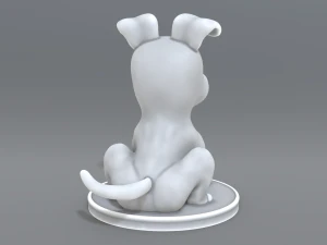 cartoon dog 3D Print Model