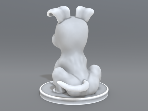 cartoon dog 3D Print Model