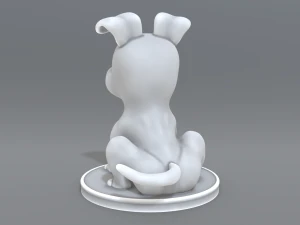 cartoon dog 3D Print Model