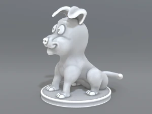 cartoon dog 3D Print Model