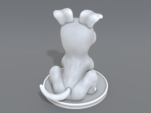cartoon dog 3D Print Model