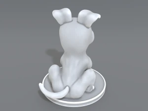 cartoon dog 3D Print Model