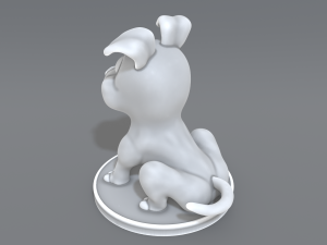 cartoon dog 3D Print Model