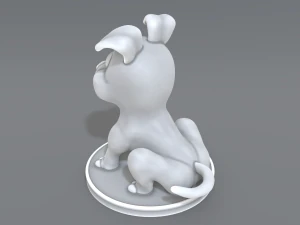 cartoon dog 3D Print Model