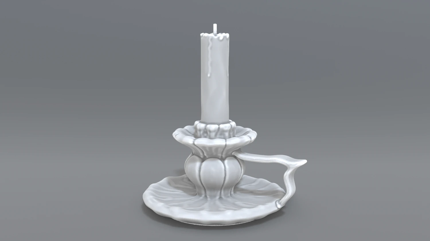 candlestick 3D Print Model .c4d .max .obj .3ds .fbx .stl .blend 