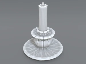 candlestick 3D Print Model