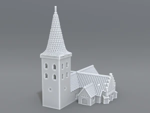 iglesia bogense Modelo de impresión 3D