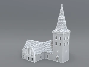 bogense church 3D Print Model
