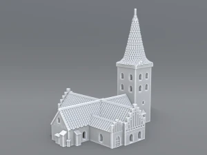 bogense church 3D Print Model