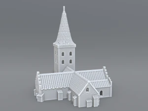 bogense church 3D Print Model