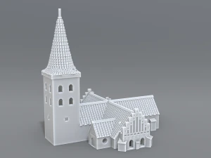 bogense church 3D Print Model
