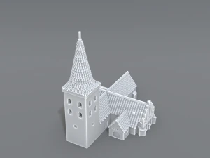 bogense church 3D Print Model