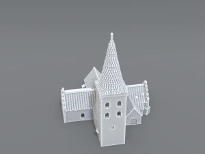 bogense church 3D Print Model
