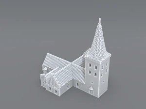 bogense church 3D Print Model