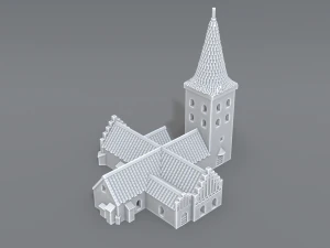 bogense church 3D Print Model