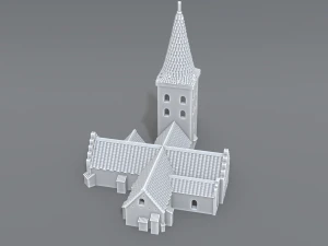 bogense church 3D Print Model