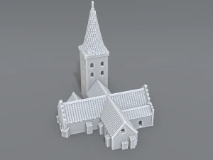 bogense church 3D Print Model