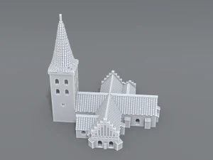 bogense church 3D Print Model