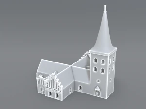 bogense church 3D Print Model