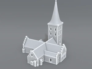 bogense church 3D Print Model