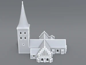 bogense church 3D Print Model