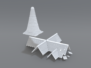 bogense church 3Dプリントモデル
