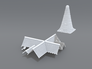 bogense church 3Dプリントモデル