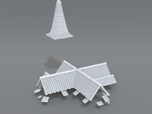 bogense church 3Dプリントモデル