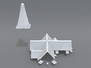 bogense church 3Dプリントモデル