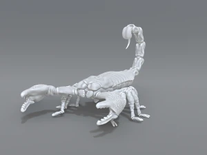 escorpi&oacute;n Modelo de impresión 3D