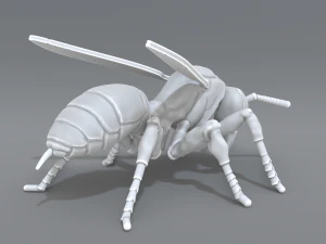wasp 3D Print Model