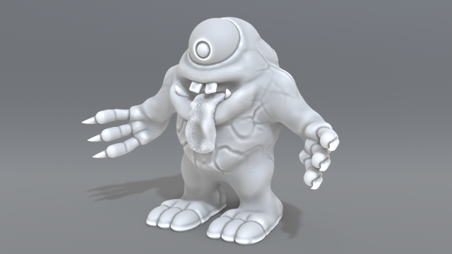 monster Modelo de impresión 3D .c4d .max .obj .3ds .fbx .stl .blend 