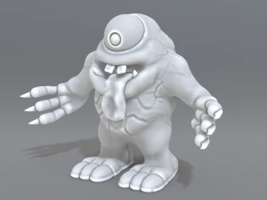 monstruo Modelo de impresión 3D