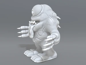 monstro Modelo de Impressão 3D