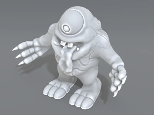 monstro Modelo de Impressão 3D