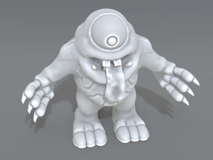 monstro Modelo de Impressão 3D