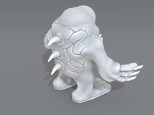 monstro Modelo de Impressão 3D
