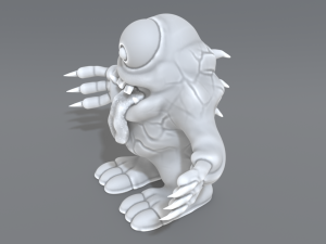 monster Modelo de impresión 3D