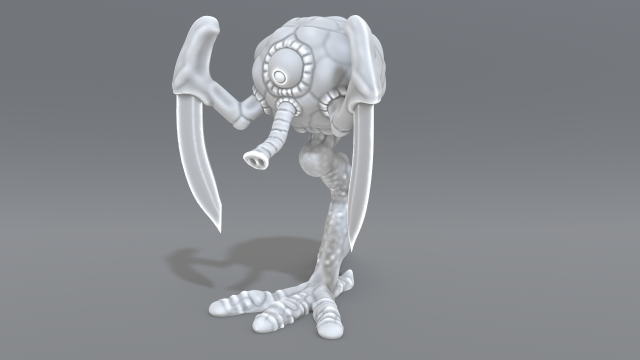 monster 3D 打印模型 .c4d .max .obj .3ds .fbx .stl .blend